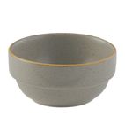 Image of FS909 Stonecast Profile Stacking Bowl Grey 358ml (Pack of 6)