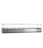 VK38-200 9 x 1/3GN Refrigerated Countertop Food Prep Display Topping Unit