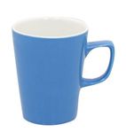 Café BN423 Porcelain Latte Mugs Sky Blue 340ml (Pack of 12)