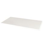 GC609 Werzalit Rectangular Table Top White 1100mm