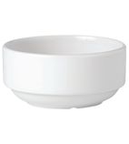 V0018 Simplicity White Stacking Soup Cups 285ml (Pack of 36)