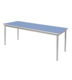 GE970 Enviro Indoor Campanula Blue Rectangle Dining Table 1800mm