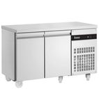 SL99-HC 225 Ltr 2 Door Stainless Steel Slimline Refrigerated Prep Counter