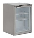 GF140 105 Ltr Undercounter Single Glass Door Stainless Steel Glass Froster