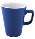 New Horizons W892 Colour Glaze Cafe Latte Mugs Blue 340ml