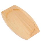 Light Wooden Base for Sizzle Platter - GJ558