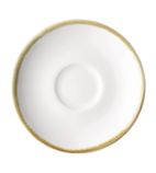 Kiln FB987 Espresso Cups Saucer Chalk 115mm (Pack of 6)