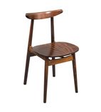 Image of CW008 Walnut Cowhorn Side Chairs (Pack of 2)