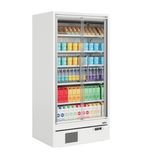 GALAXY+ GP10FGD 1018mm Wide White Multideck Display Fridge With Self Closing Doors