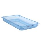 Image of GP588 ABS Food Storage Container Blue 1/1GN 65mm