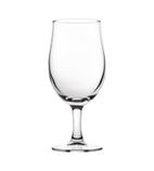 Image of CY328 Nucleated Toughened Draught Beer Glasses 280ml CE Marked (Pack of 12)