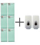 SALE OFFER 6 Rubbermaid Anti Bacterial Foam Soaps and 2 FREE Dispensers - SA189
