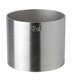 CZ357 Stainless Steel Thimble Measure 20ml