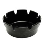 Image of CZ575 Black Bakelite Crown Style Ashtray 101mm (Pack of 10)
