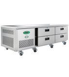 Image of LL2/4H 279 Ltr 3 Drawer Stainless Steel Refrigerated Chef Base