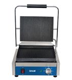 Image of Lynx Prime LPCGFF Electric Single Contact Panini Grill - Flat Top & Bottom