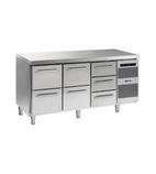 Image of GASTRO K 1807 CSG A 2D/2D/3D L2 Heavy Duty 506 Ltr 7 Drawer Stainless Steel Refrigerated Prep Counter