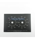 228572 Label Temperature Control for Evolution Freestanding Twin Tank Gas Fryers