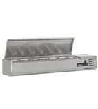 TOP1500EN 5 x 1/3GN & 1 x 1/2GN Refrigerated Countertop Food Prep Topping Unit