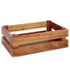 DR734 Superbox Buffet Crate Acacia GN1/4