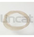 733-009-00 TRANSPARENT SILICONE TUBE 3MMX1.5 WALL - 25 METRE COILS