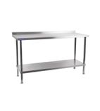 DR326 1500mm Self Assembly Stainless Steel Wall Table