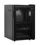 Image of BC60 MC 67 Ltr Countertop Single Glass Door Black Milk Cooler / Dispenser