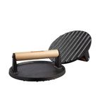 CZ021 Pre-Seasoned Round Grill Press 173mm