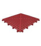 GH604 Red Flexi-Deck Tiles (Pack of 9)