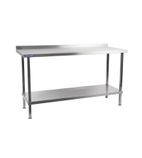 DR327 1800mm Self Assembly Stainless Steel Wall Table
