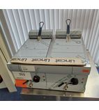 Image of Silverlink 600 DF618 2 x 9 Ltr Electric Countertop Twin Tank Fryer (2 x Baskets) - Graded