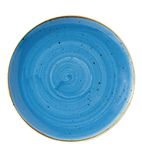 DF766 Round Coupe Plates Cornflower Blue 217mm