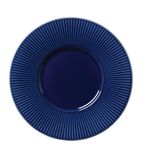 VV1802 Willow Azure Gourmet Plates Medium Well Blue 285mm