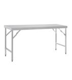 Image of CB906 1800w x 600d mm Stainless Steel Folding Table