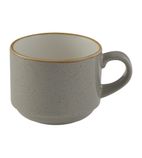 Image of FS907 Stonecast Profile Stacking Cup Grey 227ml (Pack of 12)
