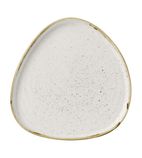 FR031 Stonecast Barley White Triangle Walled Chefs Plate 200mm (Pack of 6)