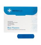 Image of CZ569 Dependaplast Blue Plasters 75 x 25mm (Pack of 100)