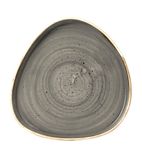 Image of FR033 Stonecast Grey Triangle Walled Chefs Plate 200mm (Pack of 6)