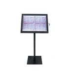 GL110 LED Menu Display Case Black