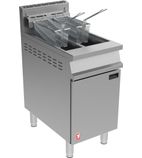 Dominator Plus G3845/P 2 x 12.8 Ltr Propane Gas Freestanding Twin Tank Fryer (2 x Baskets)