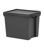 CX091 Bam Recycled Storage Box & Lid Black 24Ltr