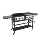 CP240 Buffalo 6 Burner Combi BBQ Grill And Griddle