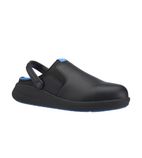 SA674-37 Refresh Safety Clog Black with Firm Insole Size 37