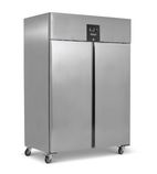 Image of BF2SS Medium Duty 1300 Ltr Upright Double Door Stainless Steel Freezer