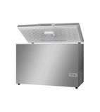 SB400STS 383 Ltr Silver Low-Energy Chest Freezer with Stainless Steel Lid