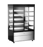 Image of EcoShow EMD1200G 1195mm Wide Stainless Steel Multideck Display Fridge With Hinged Glass Doors