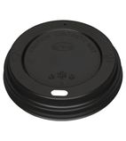 CW718 Coffee Cup Lids Black 340ml / 12oz and 455ml / 16oz (Pack of 1000)