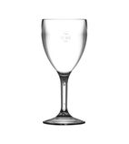 Image of CG943 Polycarbonate Wine Glasses 255ml CE Marked at 175ml (Pack of 12)