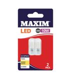 FW512 Maxim LED G4 Warm White Light Bulb 1.5/10w (Pack of 2)