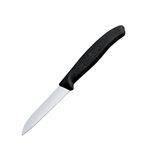 CX747 Paring Knife Straight Blade Black 8cm
